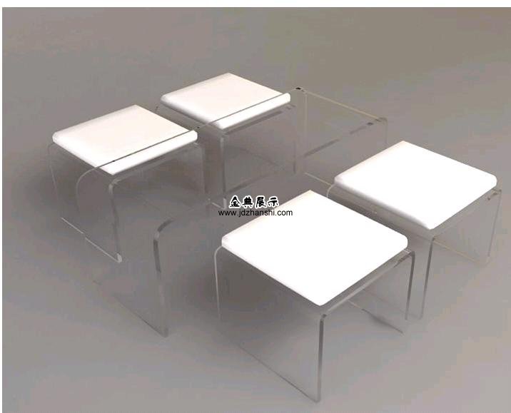 有机玻璃桌椅制品JD022